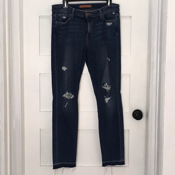 Joe’s Midrise Distressed Cigarette Skinny Jean - Picture 2 of 8